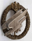 WWII GERMAN ARMY PARATROOPER BADGE CE JUNCKER