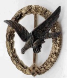 WWII GERMAN AIR GUNNER FLIGHT ENGINEER BADGE