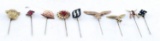 LOT OF 9 WWII THIRD REICH GERMAN STICKPINS