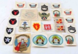 WWII ERA  AMERICAN HELMET DECAL LOT OF 22