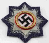 WWII GERMAN ARMY HEER CROSS IN GOLD PATCH
