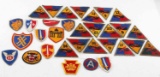 LOT OF 32 WWII UNITED STATES ARMY PATCHES