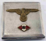 WWII GERMAN 3RD REICH NSDAP CIGARETTE CASE