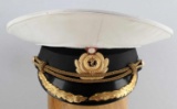 SOVIET SUBMARINE CAPTAIN UNIFORM DRESS VISOR HAT