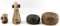 LOT OF FOUR  REPRODUCTION NATIVE STONE ARTIFACTS