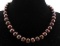 TAHITIAN BAROQUE PEARL NECKLACE W 14KT CLASP