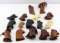 LOT OF S&W COLT AND OTHER WOODEN REVOLVER GRIPS