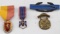 WWII COMBAT INFANTRY BADGE & OTHER VARIOUS MEDALS
