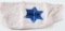 WWII GERMAN 3RD REICH STAR OF DAVID GHETTO ARMBAND