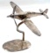 WWII TRENCH ART MUSTANG FIGHTER JET DESK MODEL