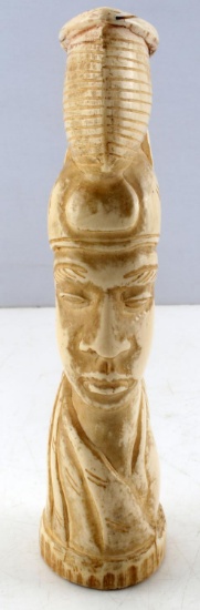 ANTIQUE 19TH CENTURY AFRICAN IVORY CARVED FIGURE