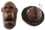 LOT OF 2 PAPUA NEW GUINEA PACIFIC ISLAND MASKS