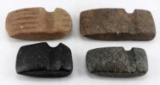 LOT OF FOUR REPRODUCTION NATIVE STONE AXE HEADS