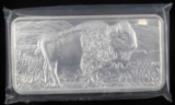 10 OUNCE .999 PURE SILVER BULLION BISON ENGRAVED