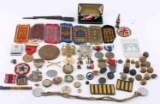 LARGE MIXED CONFLICT BADGE BAR AND MEDAL LOT