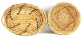NATIVE AMERICAN WOVEN BASKETS LOT OF 2