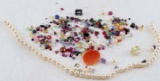 200 CARATS RECLAIMED LOOSE GEMSTONES & PEARLS