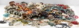 21 POUND UNSEARCHED COSTUME JEWELRY AND BEAD LOT