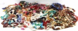 9 POUNDS COSTUME JEWELRY BEAD ART AND CRAFT  LOT