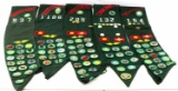 VINTAGE GIRL SCOUT SASH AND BADGE LOT OF 5