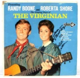 RANDY BOONE AND ROBERTA SHORE AUTOGRAPHED RECORD