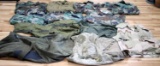 US MILITARY ARMY DESERT STORM LOT SHIRTS BAGS VEST