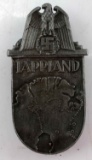WWII GERMAN THIRD REICH LAPPLAND SHIELD BADGE