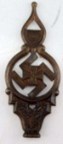 WWI IMPERIAL GERMAN FLAG POLE TOPPER BRONZE