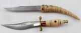 VINTAGE MINIATURE FIXED BLADE KNIFE LOT OF 2
