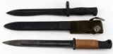 WWII GERMAN AND SPANISH BAYONET LOT OF 2