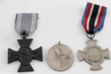 WWII GERMAN THIRD REICH MEDALS LOT OF THREE