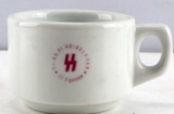 WWII THIRD REICH GERMAN WAFFEN SS CERAMIC CUP