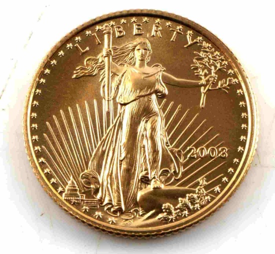 1/10TH OUNCE AMERICAN EAGLE GOLD COIN 2003 BU