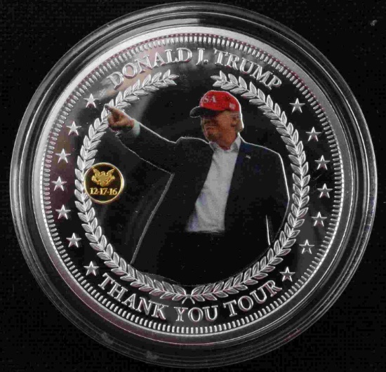 2017 TRUMP SILVER PROOF COIN COLLECTION