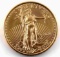 2020 GOLD 1/4 OZ AMERICAN EAGLE BU $10.00 COIN