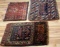 ASSORTED PARTIAL PIECES OF ANTIQUE PERSIAN WEAVES