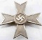 WWII GERMAN THIRD REICH WAR MERIT CROSS IN SILVER