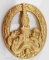 WWII GERMAN THIRD REICH GOLD ANTI PARTISAN BADGE