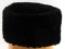 RUSSIAN COSSACK CYLINDRICAL STYLE HAT BLACK FUR