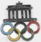 3RD REICH ERA 1936 BERLIN OLYMPIC GAMES PLAQUE