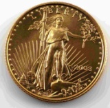 2003 GOLD AMERICAN EAGLE 1/10 OZ FINE GOLD BU COIN