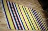 VINTAGE PERUVIAN WEAVE TEXTILE BLANKET