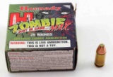 25 ROUNDS OF HORNADY ZOMBIE MAX 9MM LUGER AMMO
