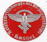 WWII GERMAN THIRD REICH 1939 NSFK PILOT COMP BADGE