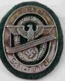 WWII GERMAN THIRD REICH MOUNTAIN POLIZEI BADGE