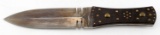 NATIVE AMERICAN INDIAN STYLED STEEL  DAG KNIFE