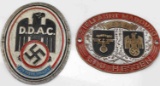 WWII GERMAN 3RD REICH DDAC PLAQUE LOT