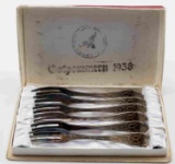 WWII GERMAN SET OF 6 DESERT LUFTWAFFE FORKS W BOX