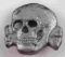 GERMAN WWII WAFFEN SS OFFICERS VISOR CAP SKULL