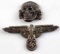 WWIII GERMAN SS OFFICER VISOR CAP EAGLE AND SKULL